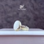 انگشتر نقره زنانه سنگ حرم حضرت زینب (س)