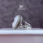 انگشتر نقره مردانه شجر طبیعی