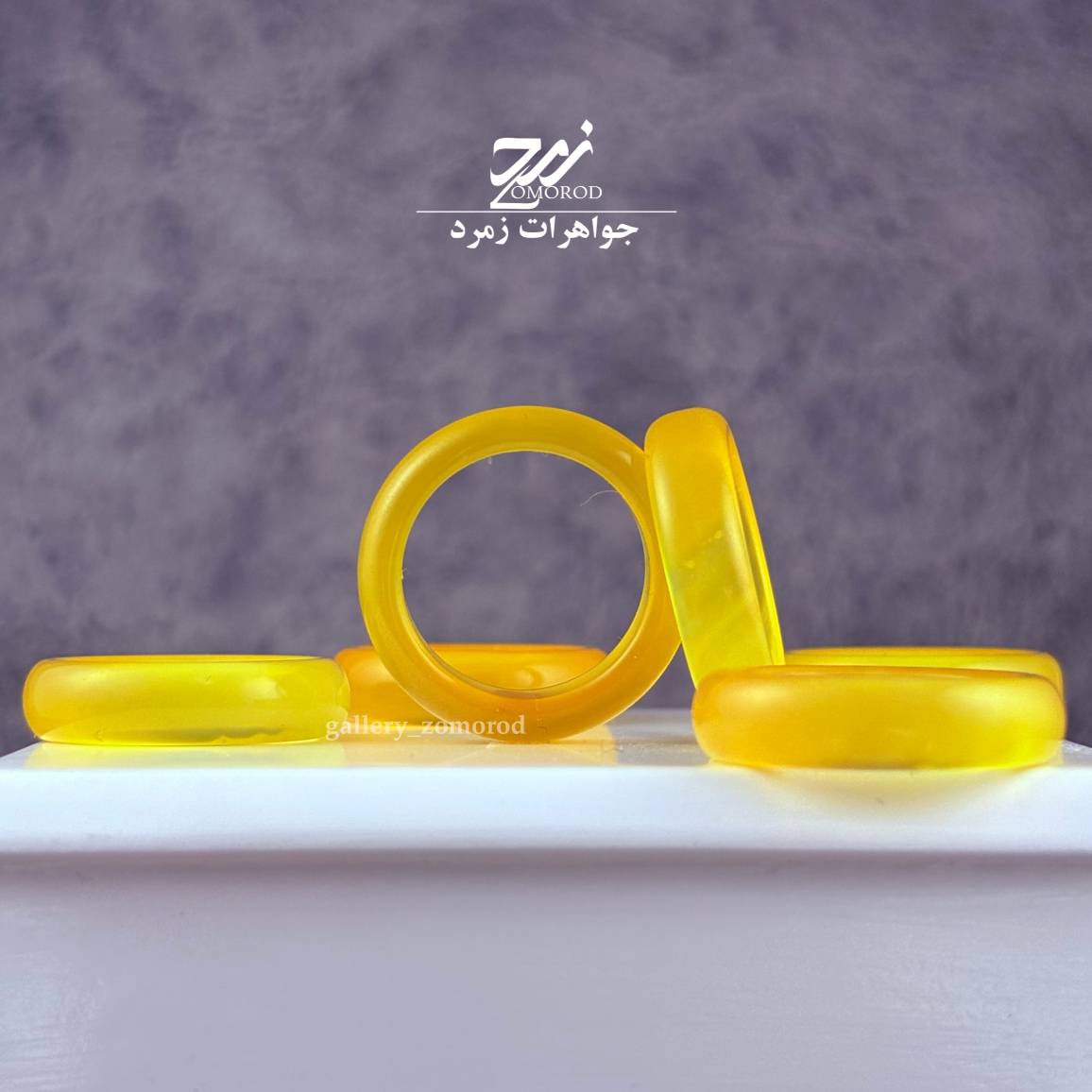حلقه عقیق زرد شرفالشمس حلقه عقیق زرد شرفالشمس