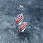 ست انگشتر عقیق سرخ حکاکی ان معی ربی